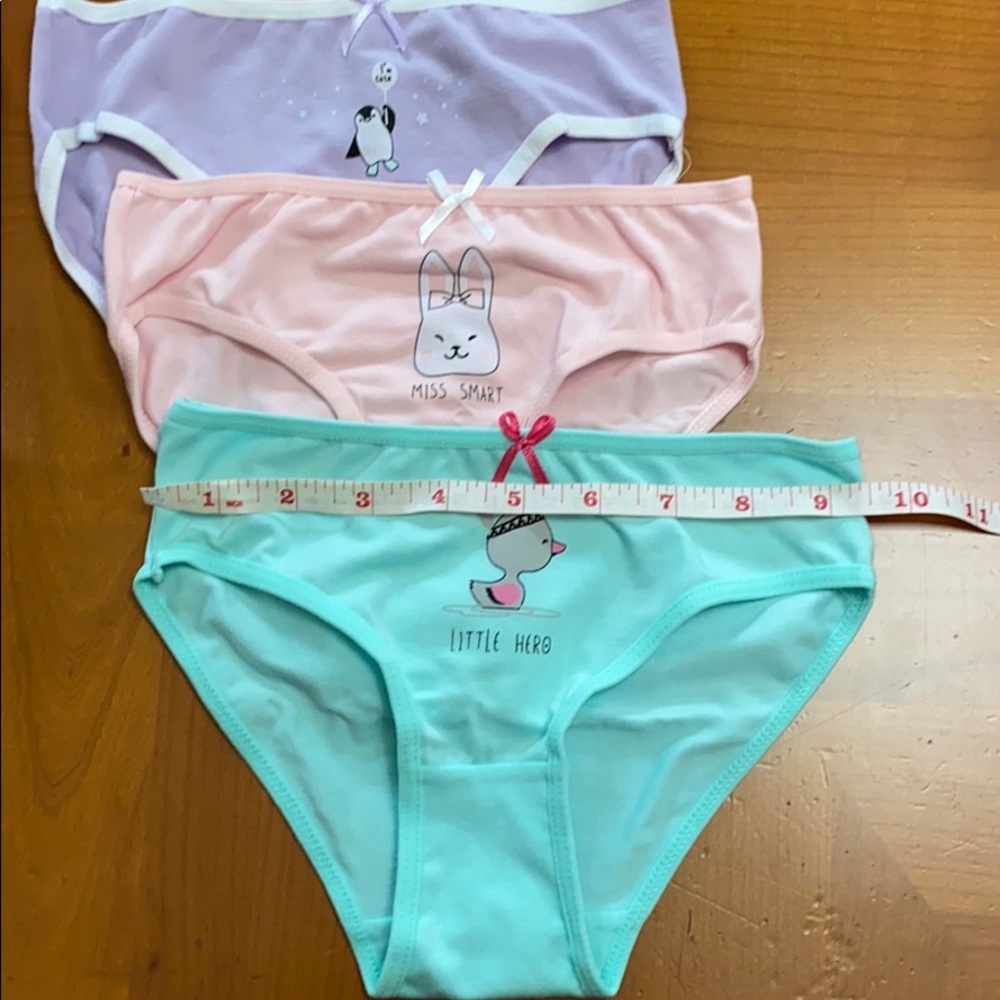 🌟3 /$20🌟 Cute Girl’s Egyptian Cotton panties